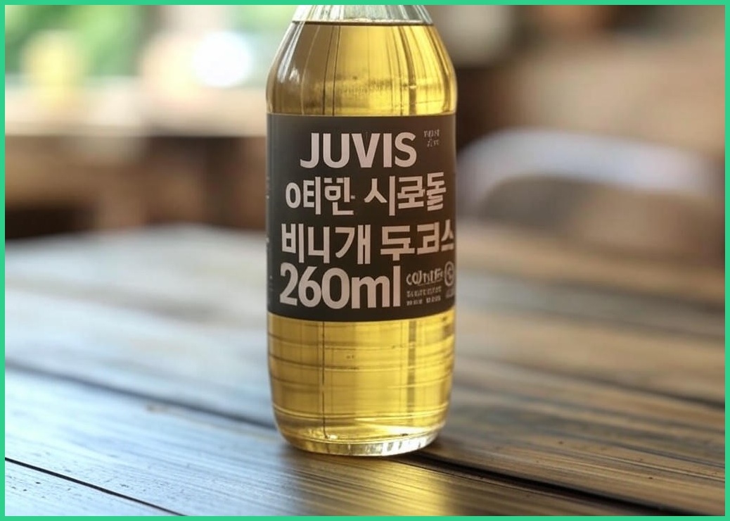 JUVIS 애플 사이다 비니거 음료, 260ml, 24개
