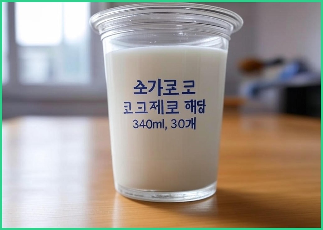 슈가로로 코코제로 요구르트, 340ml, 30개